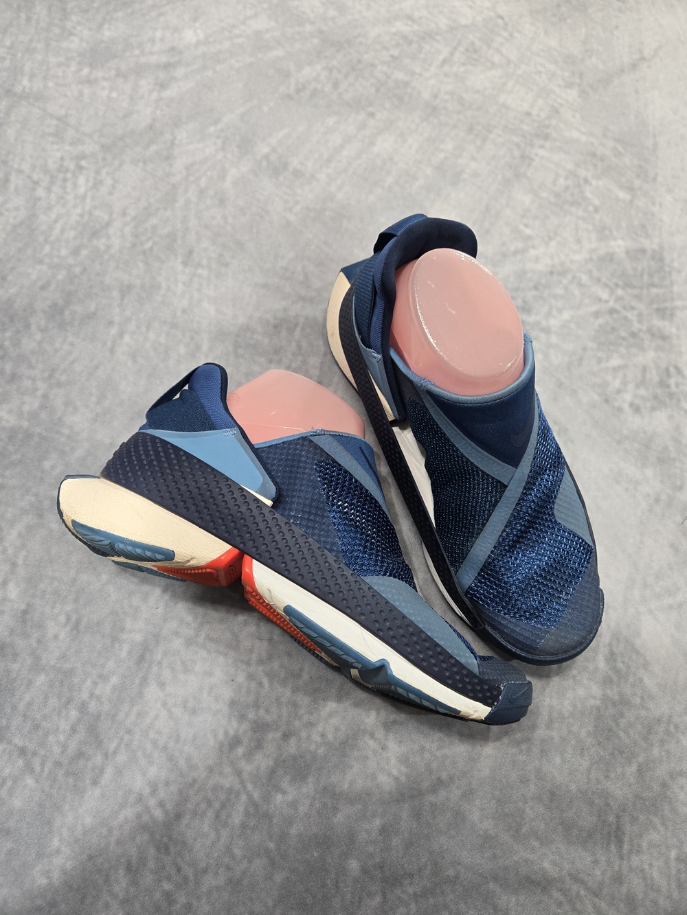Nike GO Flyease Court Blue Slip On Running Shoes CW5883-400